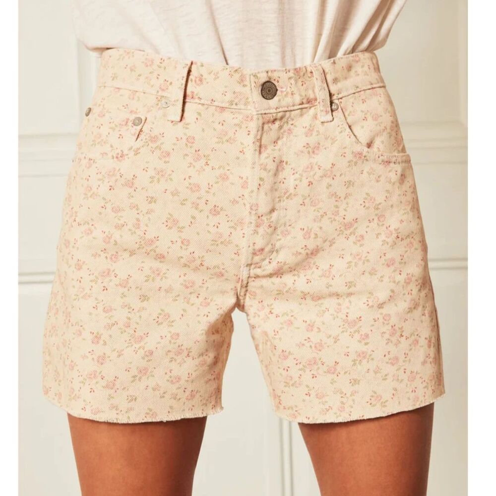 Boyish The Monty High Rise Cutoff Shorts Desert Rose Size 27 (US 4)